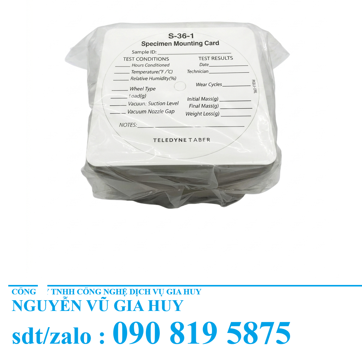 Tấm Gắn Mẫu S-36-1 Taber – Giữ Chắc Mẫu Thử Trong Máy Mài Mòn